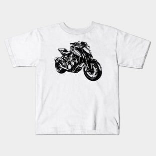 Super Duke 1290 Bike Sketch Art Kids T-Shirt